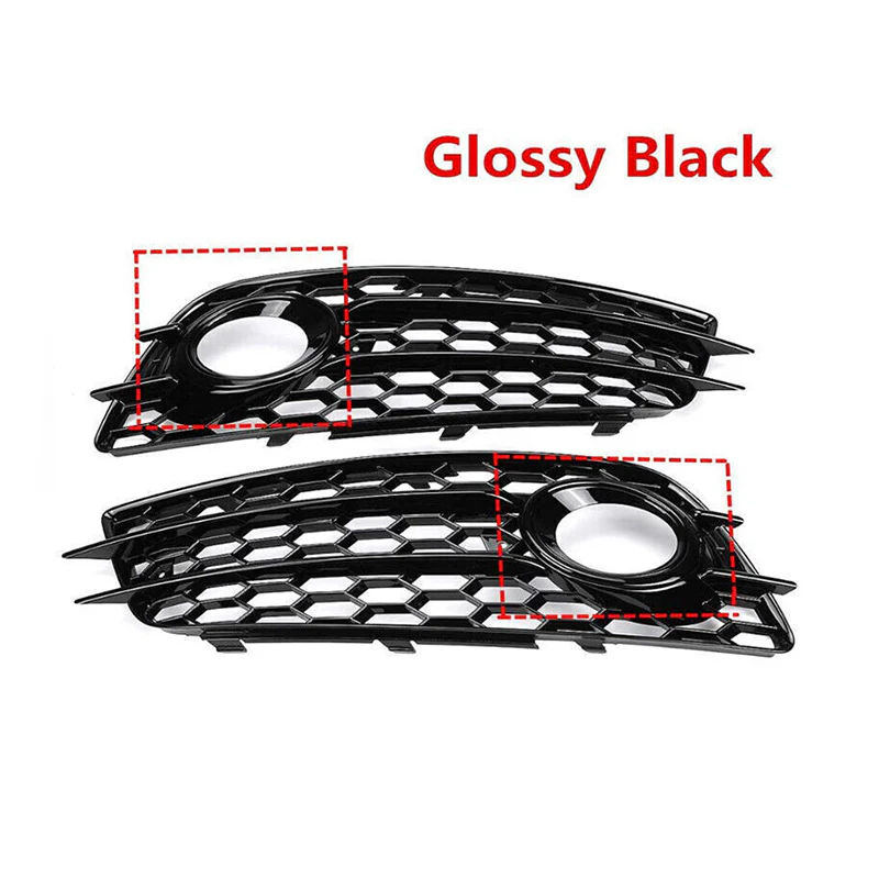 2008-2012 Audi A4 / S4 S-line Fog Grille Covers - Image 2