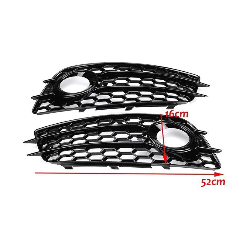 2008-2012 Audi A4 / S4 S-line Fog Grille Covers - Image 3