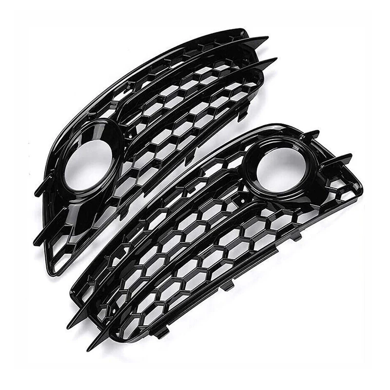 2008-2012 Audi A4 / S4 S-line Fog Grille Covers - Image 5