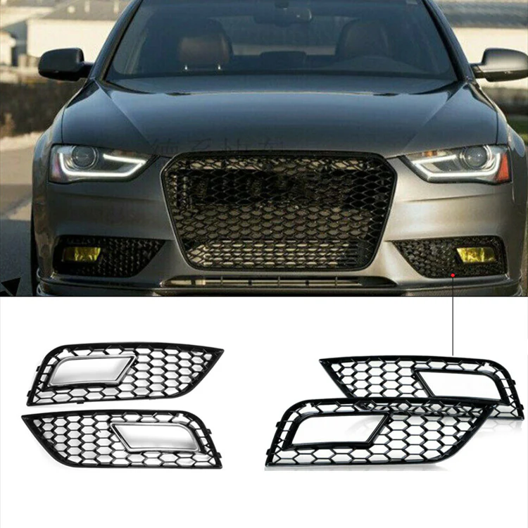 2013-2016 Audi A4 / S4 Fog Grille Covers - Image 7