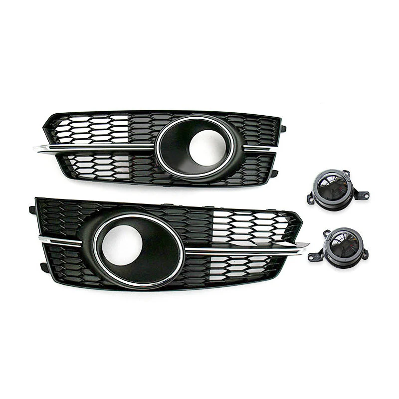 2016-2018 Audi A6 / S6 S-line Fog Grille Covers with ACC - Image 3