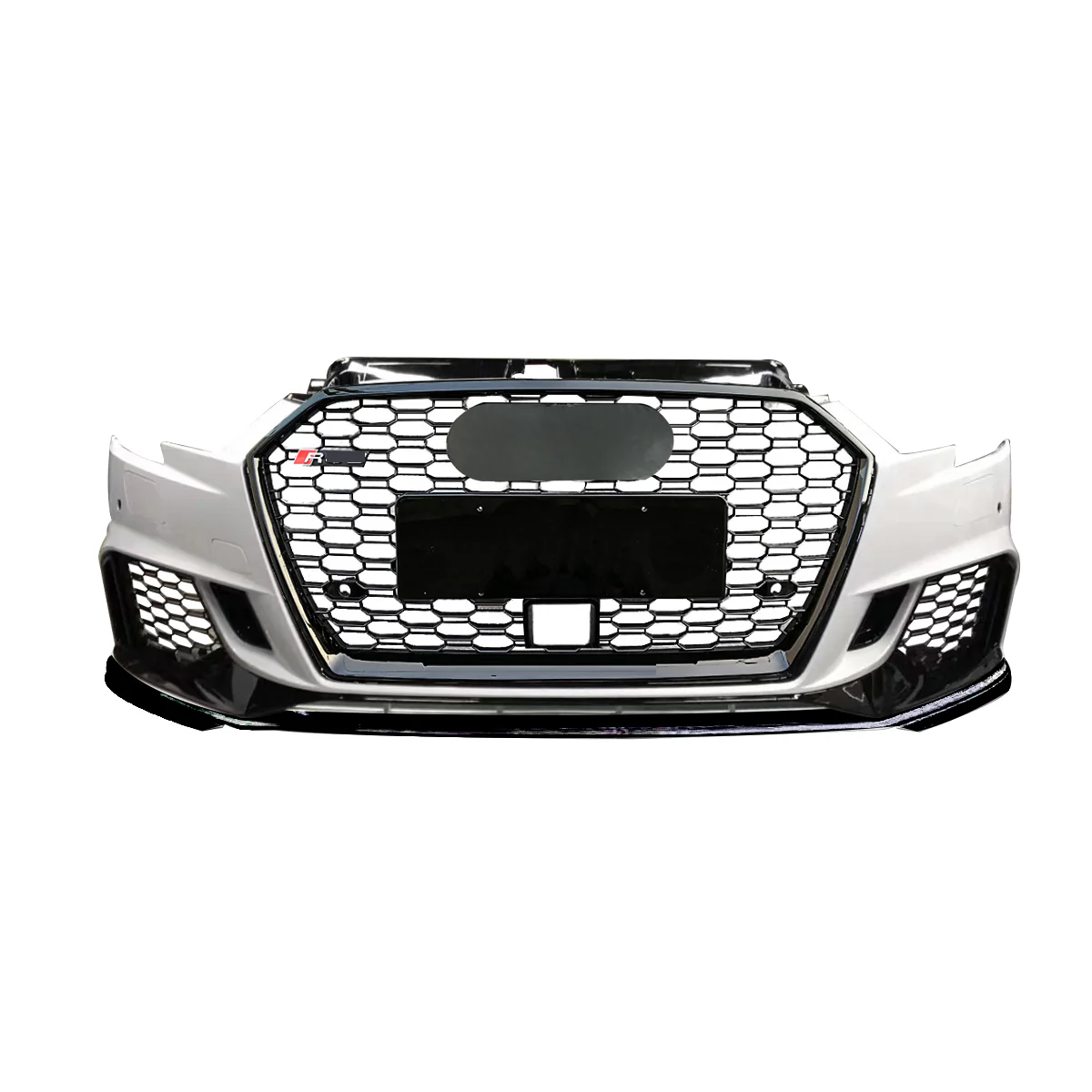 2017-2019 Audi A3/S3 RS3 Style Front Bumper – Sedan with ACC Radar Hole - Image 13