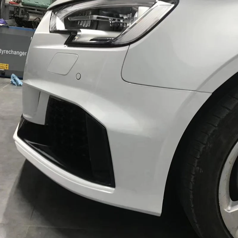 2017-2019 Audi A3/S3 RS3 Style Front Bumper – Sedan with ACC Radar Hole - Image 7