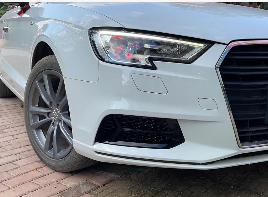 2017-2019 Audi A3 / S3 Sedan Fog Grille Covers - Image 5