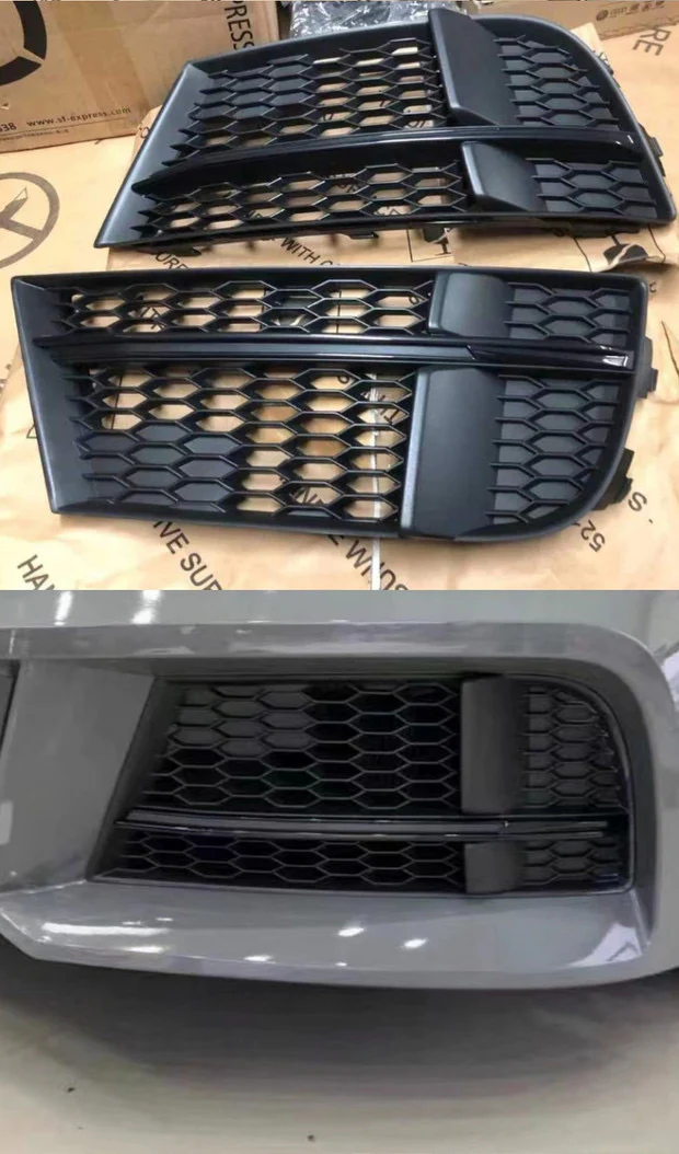 2017-2019 Audi A3 / S3 Sedan Fog Grille Covers - Image 8