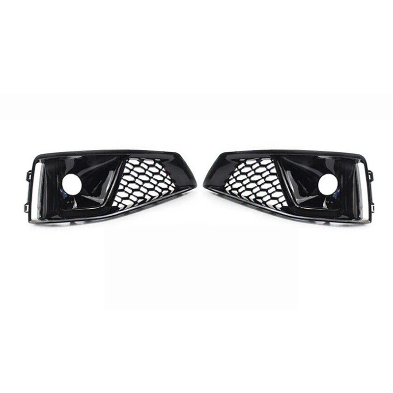 2017-2019 Audi A4 / S4 S-line Fog Grille Covers - Image 11