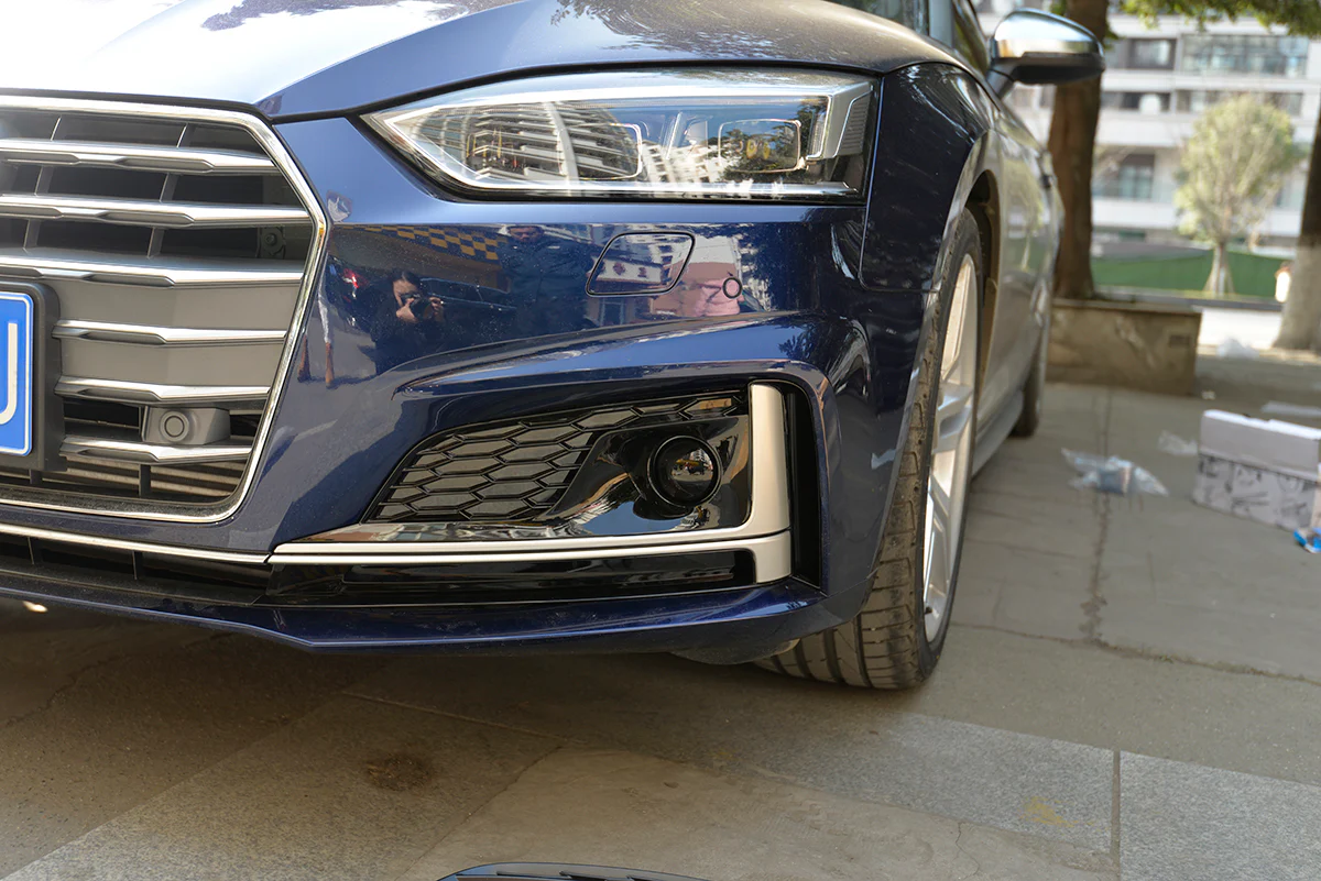 2017-2019 Audi A5 / S5 S-line Fog Grille Covers with ACC - Image 3