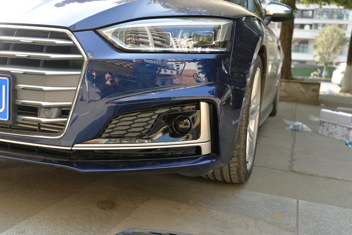 2017-2019 Audi A5 / S5 S-line Fog Grille Covers with ACC - Image 4