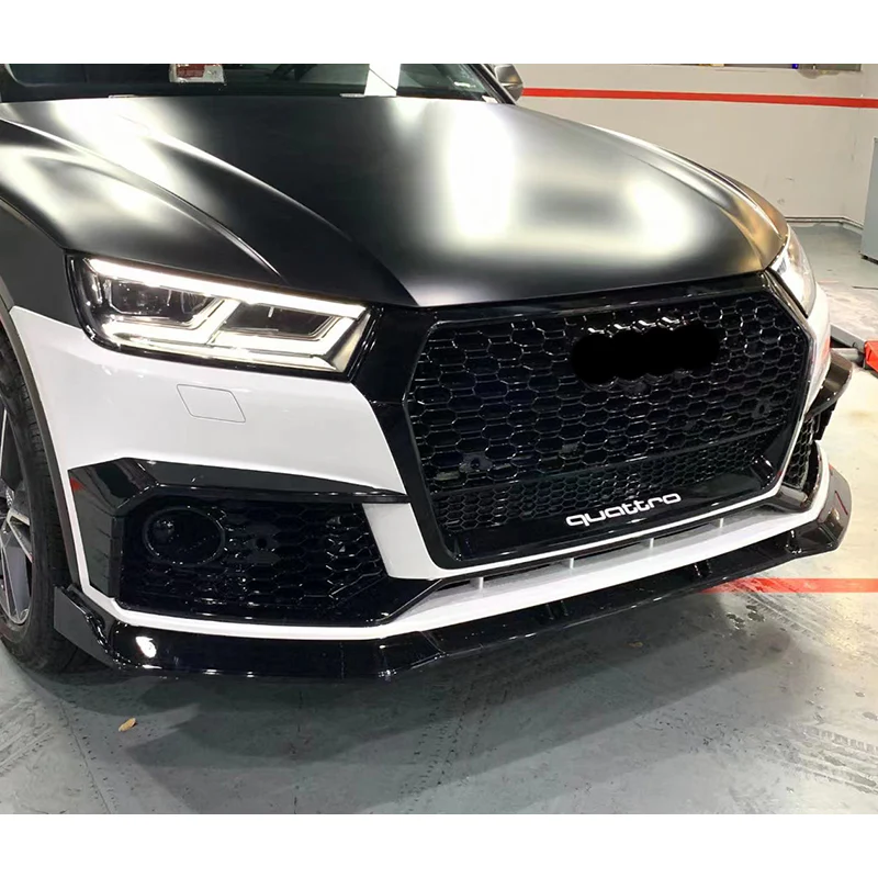 2019-2021 Audi Q5/SQ5 RSQ5 Style Front Bumper with Lip Conversion - Image 4