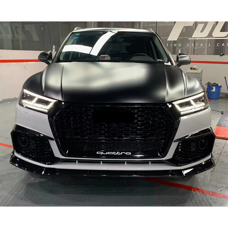 2019-2021 Audi Q5/SQ5 RSQ5 Style Front Bumper with Lip Conversion - Image 6
