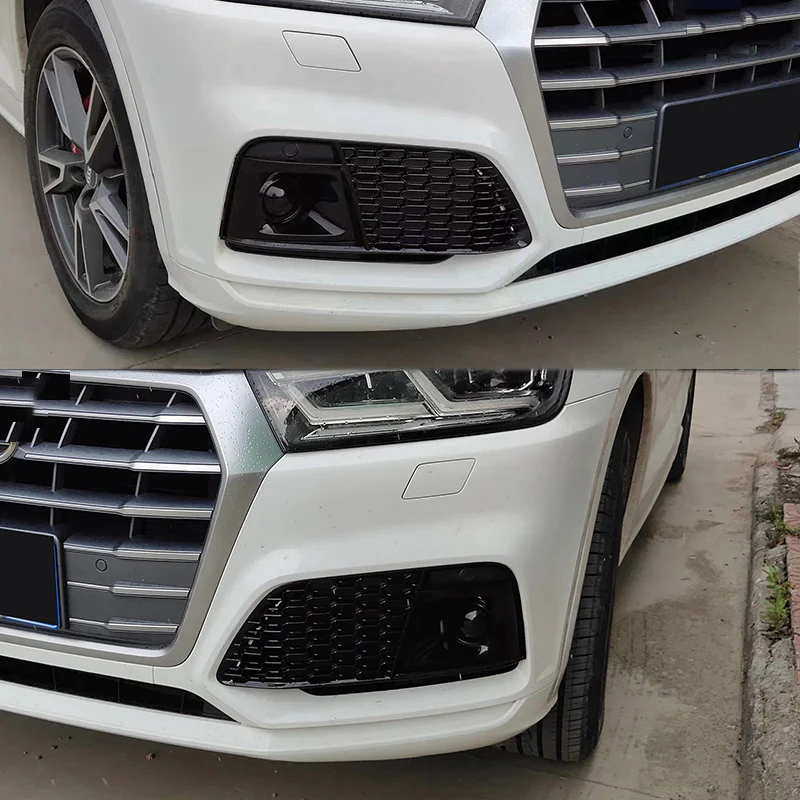 2019-2021 Audi Q5 / SQ5 S-line Fog Grille Covers with ACC - Image 5