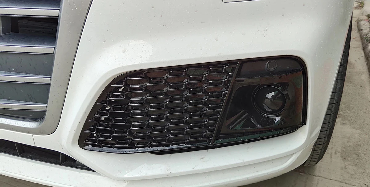 2019-2021 Audi Q5 / SQ5 S-line Fog Grille Covers with ACC - Image 7