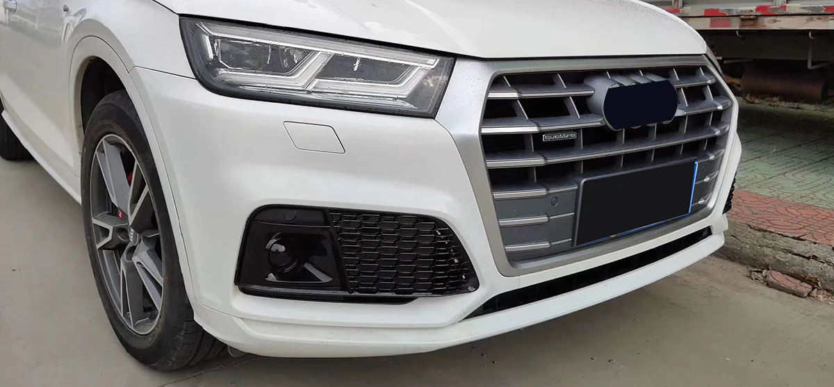 2019-2021 Audi Q5 / SQ5 S-line Fog Grille Covers with ACC - Image 8
