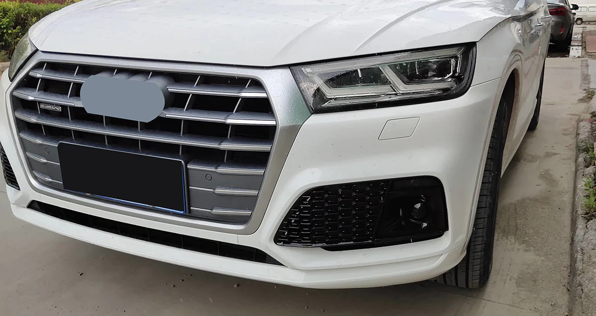 2019-2021 Audi Q5 / SQ5 S-line Fog Grille Covers with ACC - Image 9