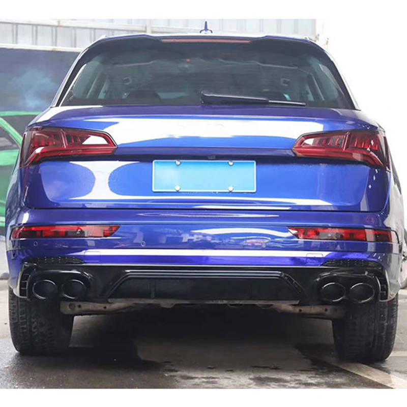 2019-2021 Audi Q5/SQ5 — SQ5 Style Rear Diffuser with Black Exhaust Tips - Image 5