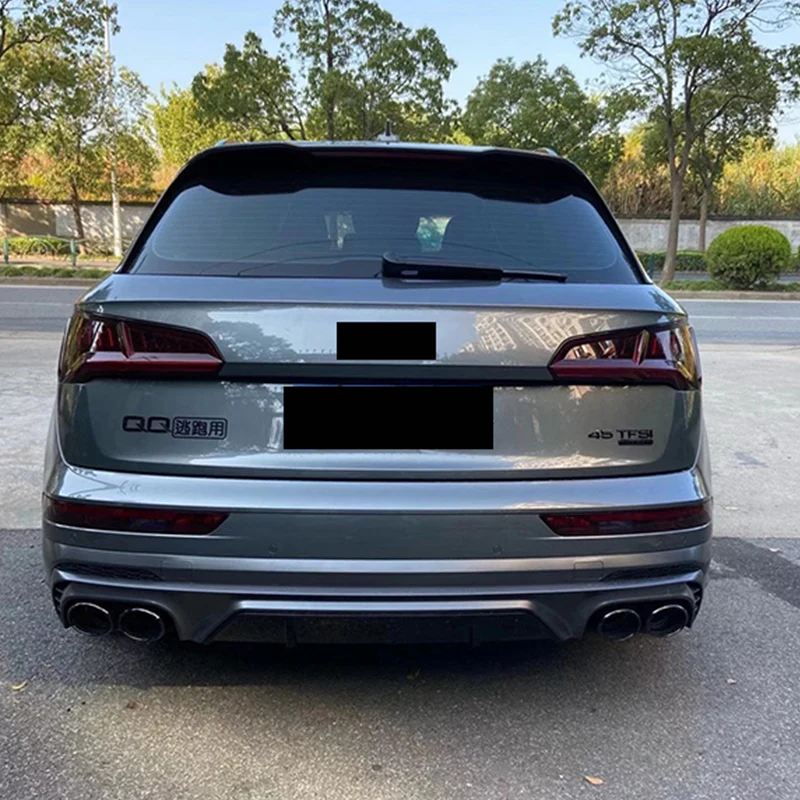 2019-2021 Audi Q5/SQ5 — SQ5 Style Rear Diffuser with Black Exhaust Tips - Image 6