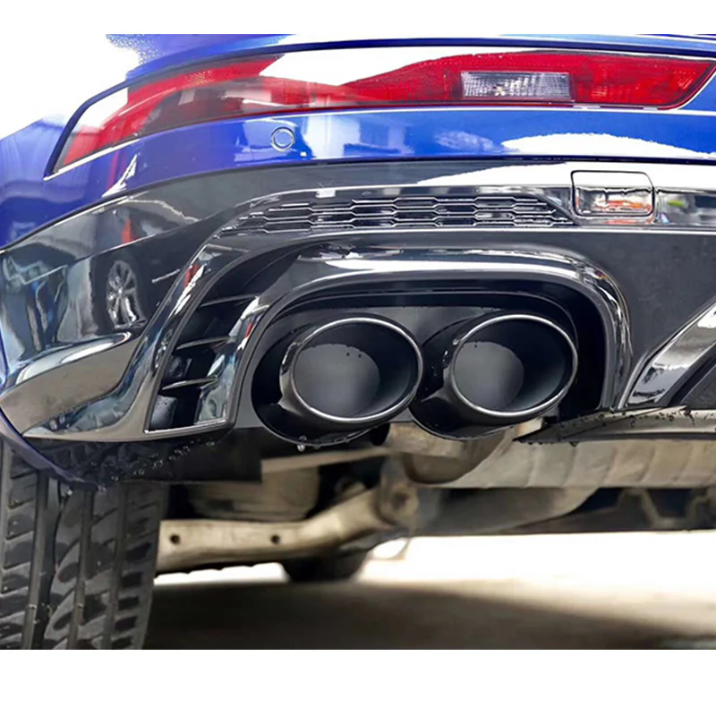 2019-2021 Audi Q5/SQ5 — SQ5 Style Rear Diffuser with Black Exhaust Tips - Image 7