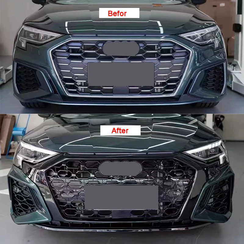 2020-2024 Audi A3/S3 RS3 Style Front Bumper - Image 4