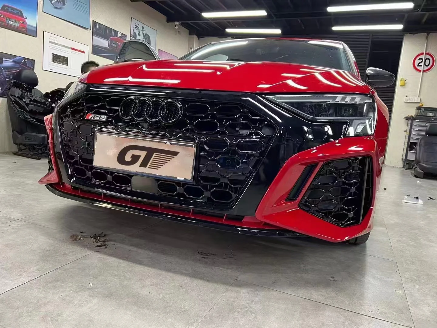 2020-2024 Audi A3/S3 RS3 Style Front Bumper - Image 8