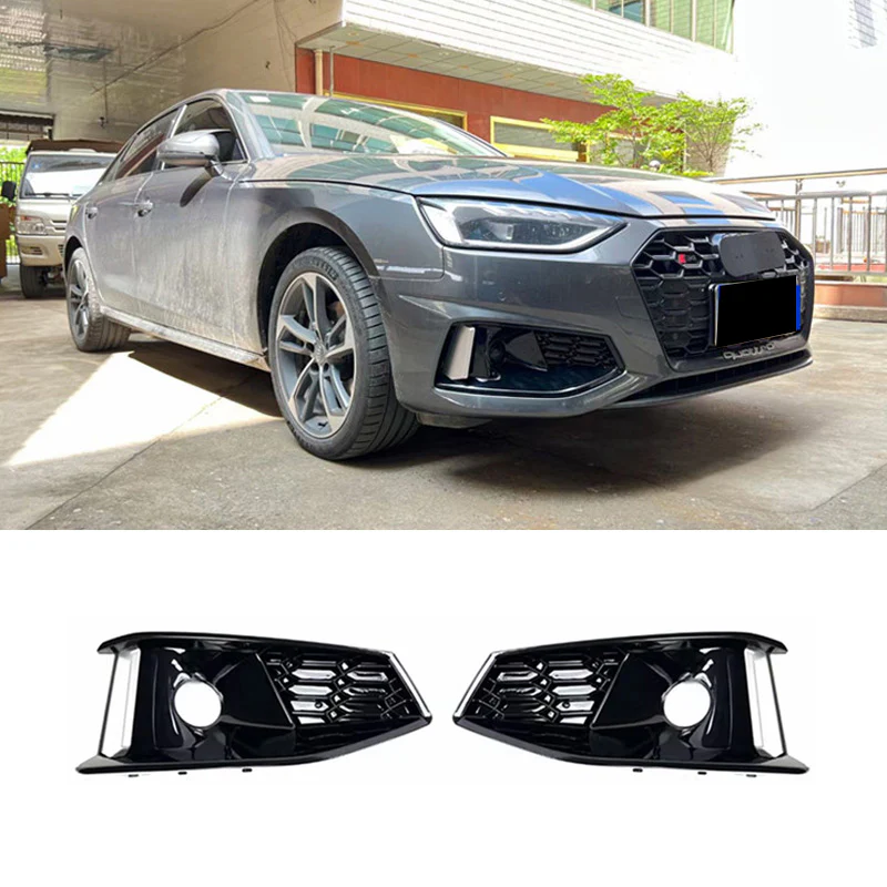 2020-2024 Audi A4 / S4 Fog Grille Covers - Image 3