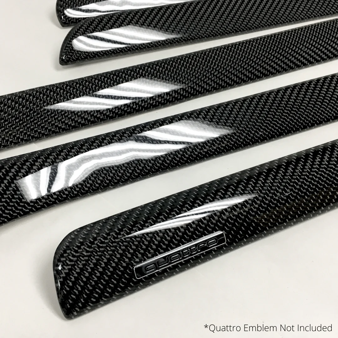 6pc Carbon Fiber Interior Trim Set For Audi A4 /S4 B8/B8.5 2009-2016 - Image 3