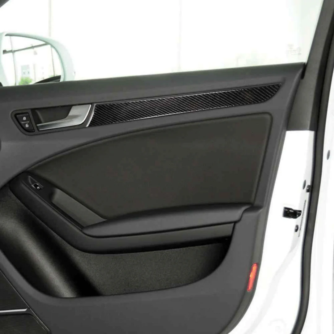 6pc Carbon Fiber Interior Trim Set For Audi A4 /S4 B8/B8.5 2009-2016 - Image 6