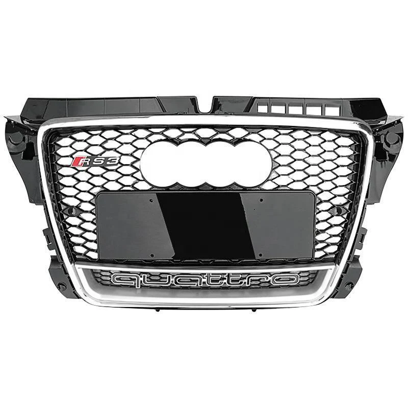 RS Honeycomb Front Grille for 2008-2012 Audi A3/S3 8P Models - Image 4
