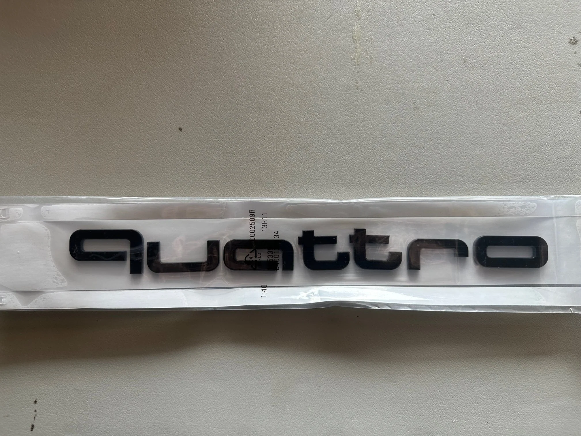 Audi Quattro Grille Badge Emblem - Image 4