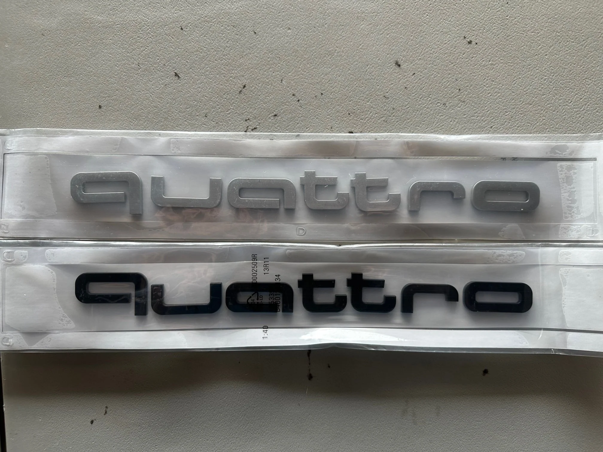 Audi Quattro Grille Badge Emblem - Image 5