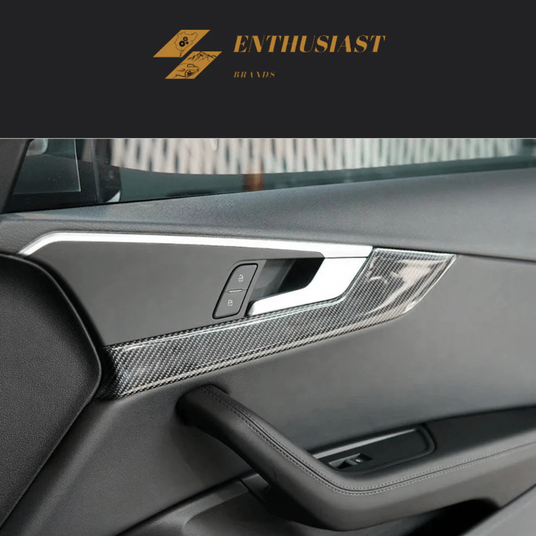 7pc Carbon Fiber Interior Trim Set For Audi A4 /S4 / A5/ S5 /RS5 Sportback B9 2017-2024 - Image 9