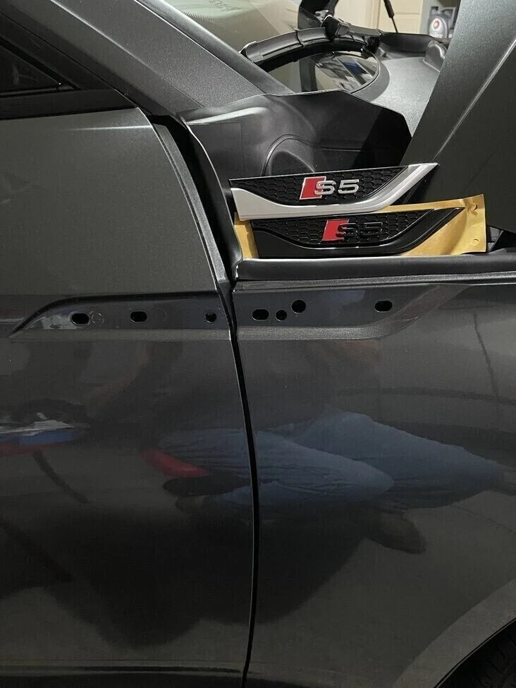 Black Optics Wing/Door Badge Emblems for 2017+ S5/RS5 - Image 4