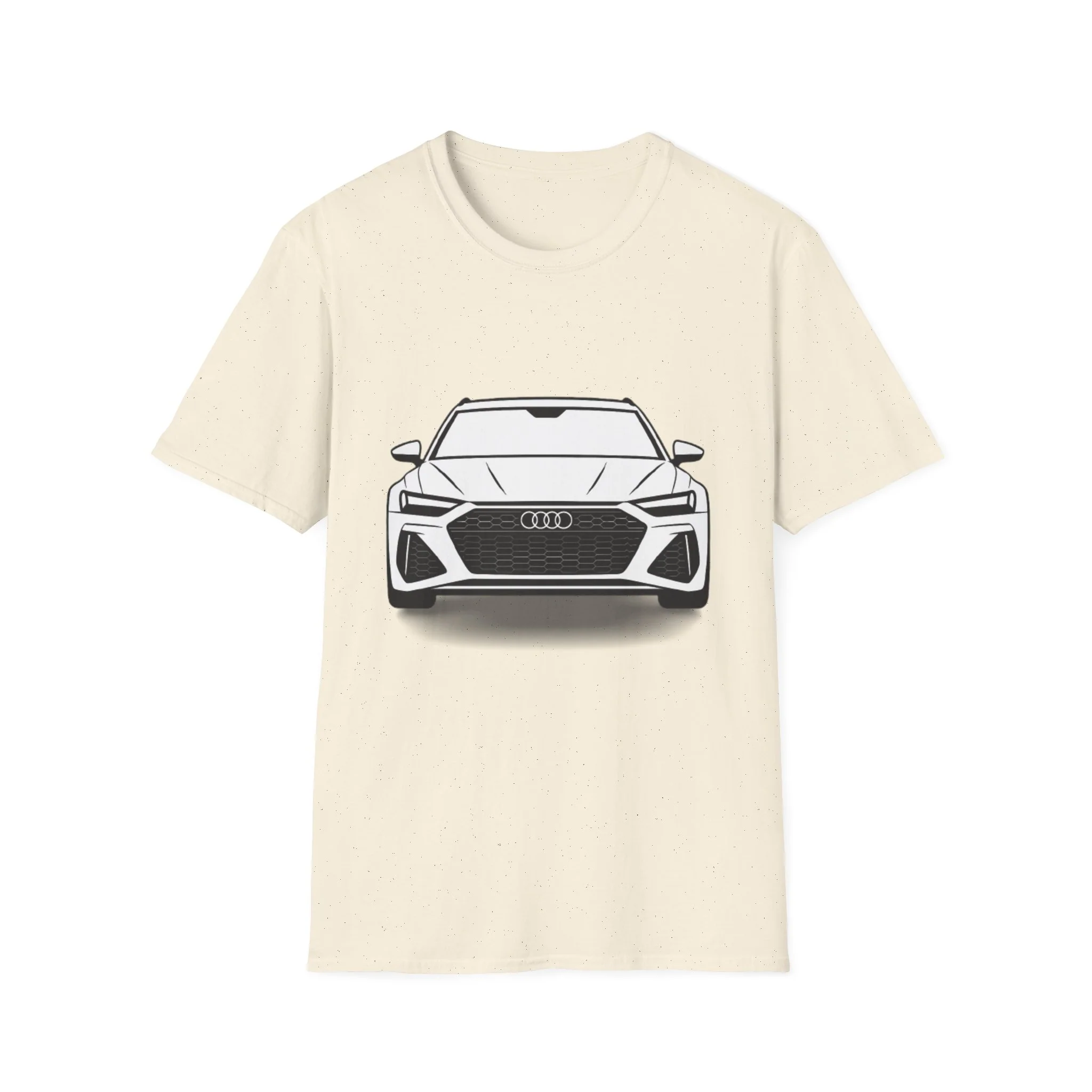 RS6 Avant Silhouette T-Shirt – Front & Rear Minimalist Design for Audi Enthusiasts - Image 3