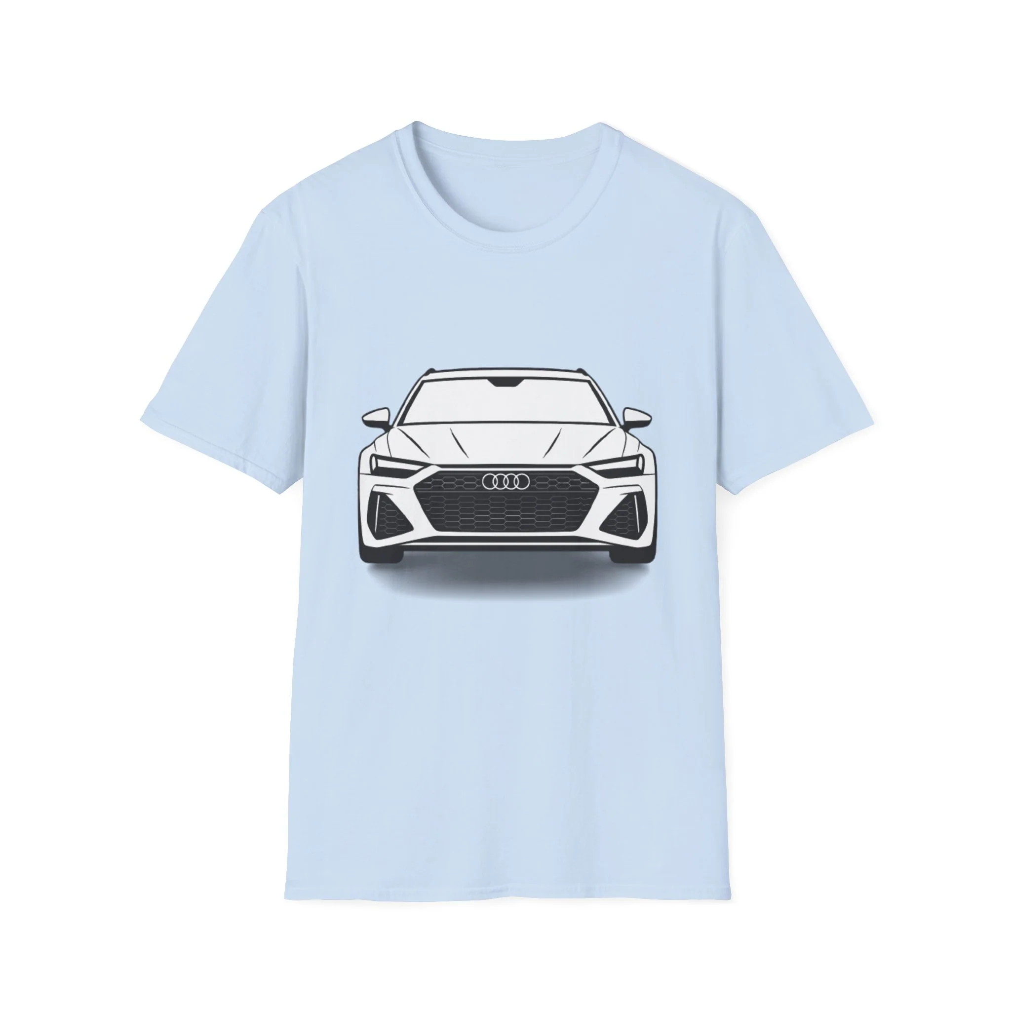 RS6 Avant Silhouette T-Shirt – Front & Rear Minimalist Design for Audi Enthusiasts - Image 4