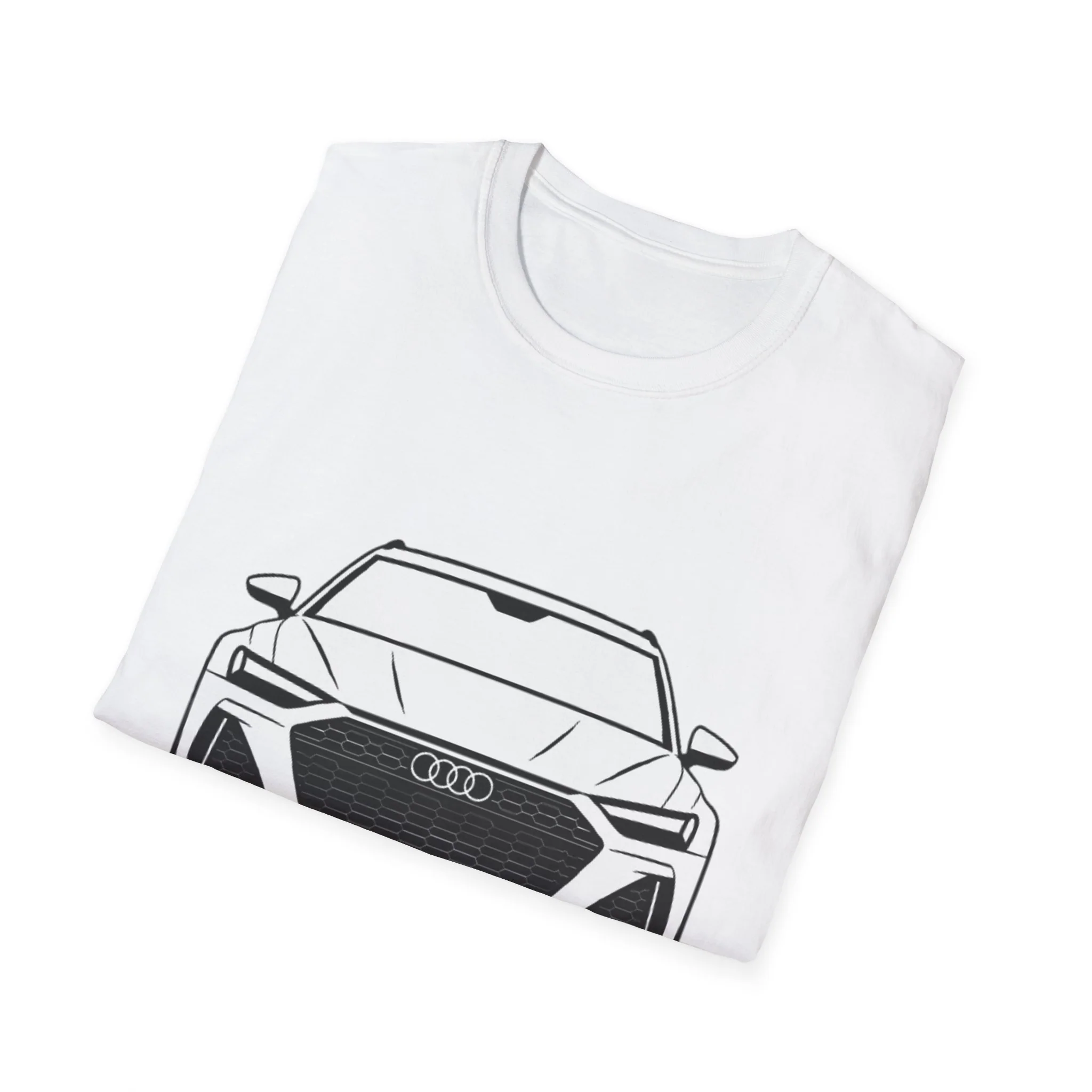 RS6 Avant Silhouette T-Shirt – Front & Rear Minimalist Design for Audi Enthusiasts - Image 7