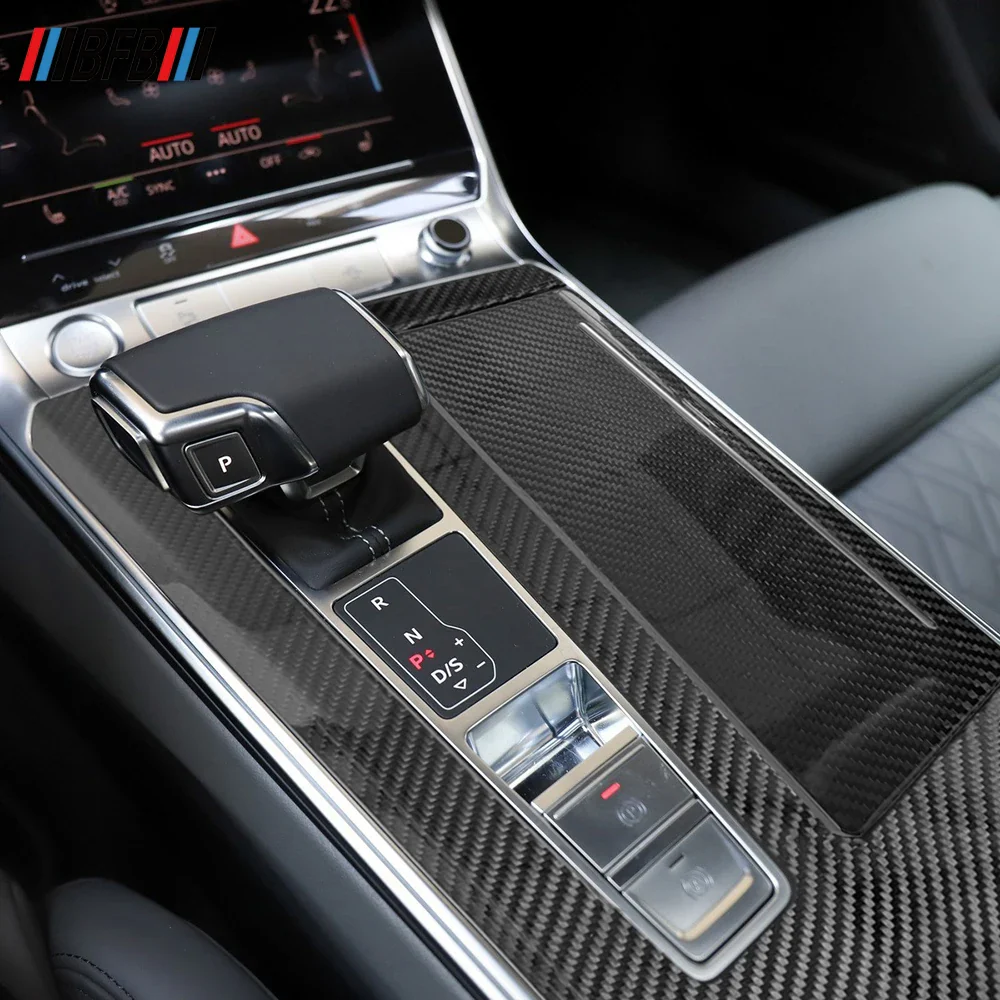 Carbon Fiber Interior Trim Set for Audi A6 / A7 C8 (2020+) – 8pc Full Kit - Image 2