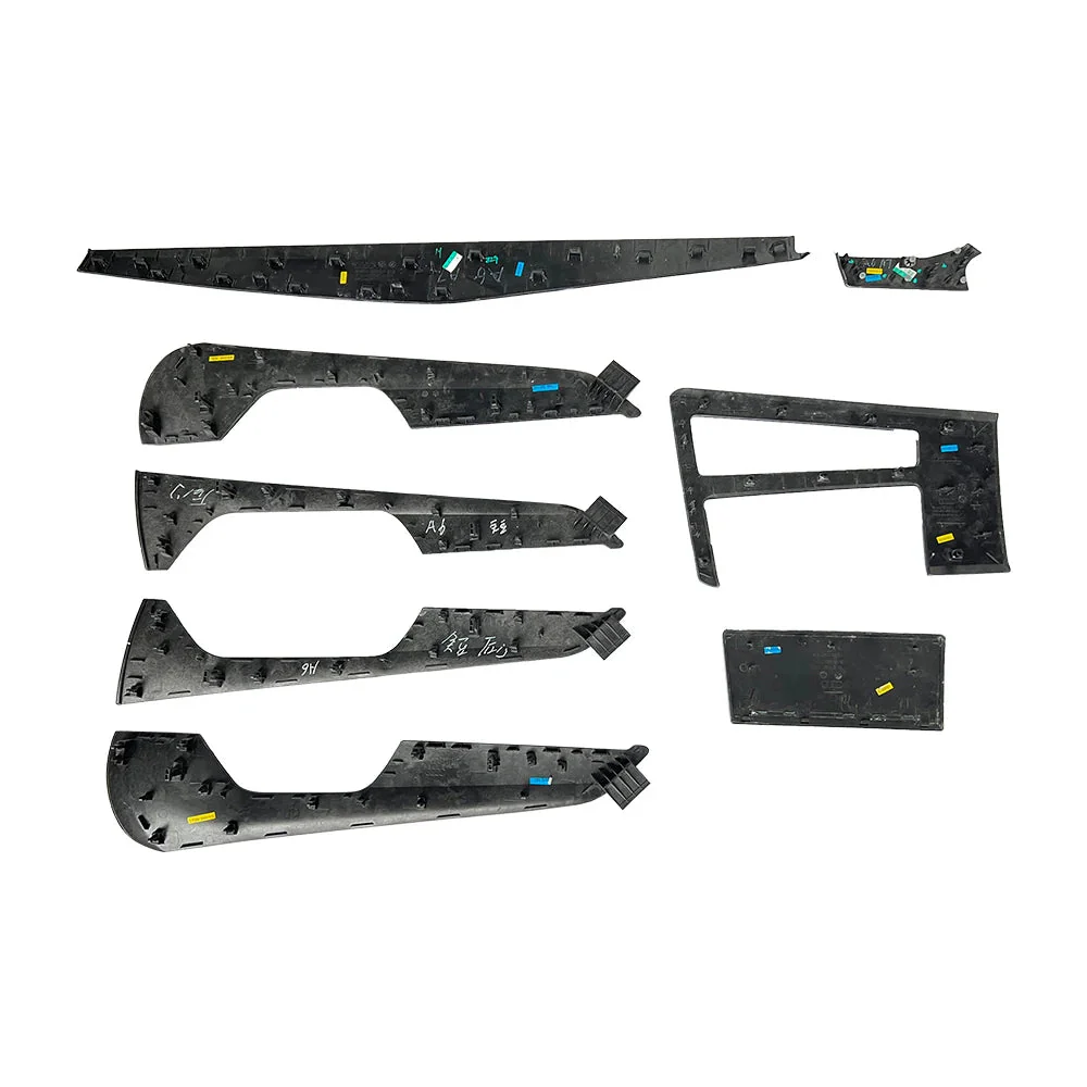 Carbon Fiber Interior Trim Set for Audi A6 / A7 C8 (2020+) – 8pc Full Kit - Image 3