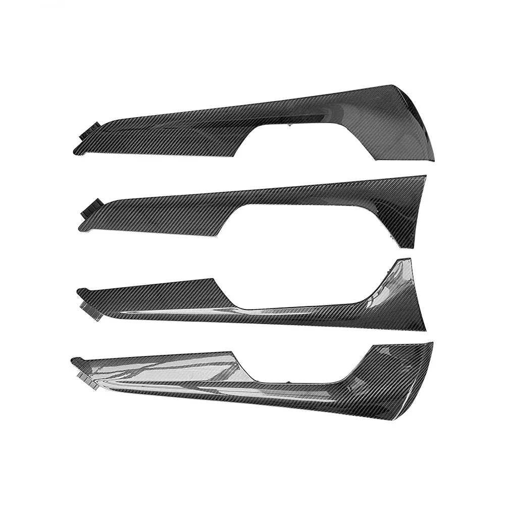Carbon Fiber Interior Trim Set for Audi A6 / A7 C8 (2020+) – 8pc Full Kit - Image 4