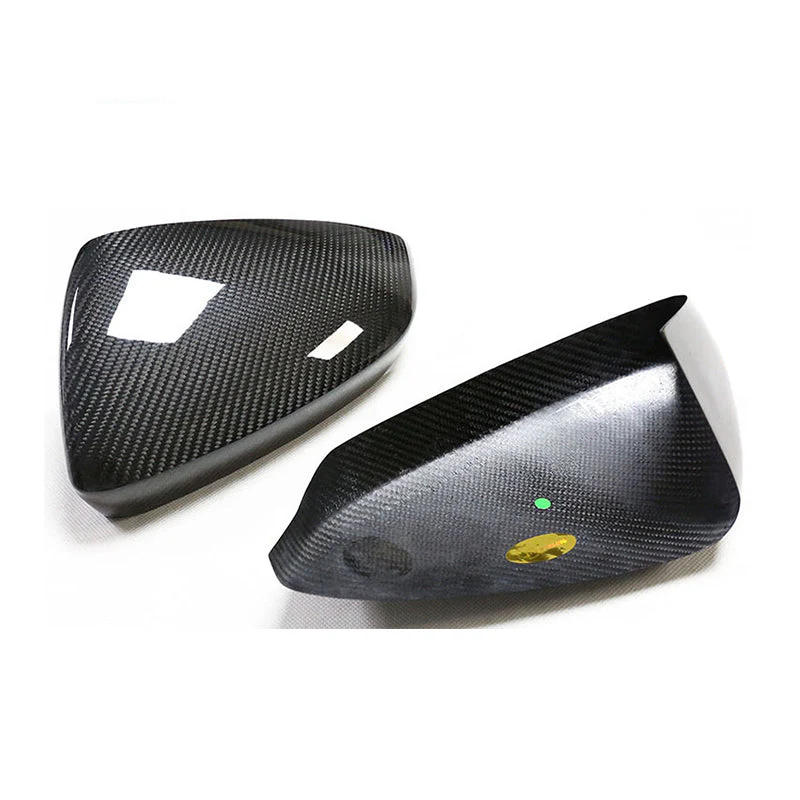 Gloss Carbon Fiber Mirror Caps for Audi Models - Image 10