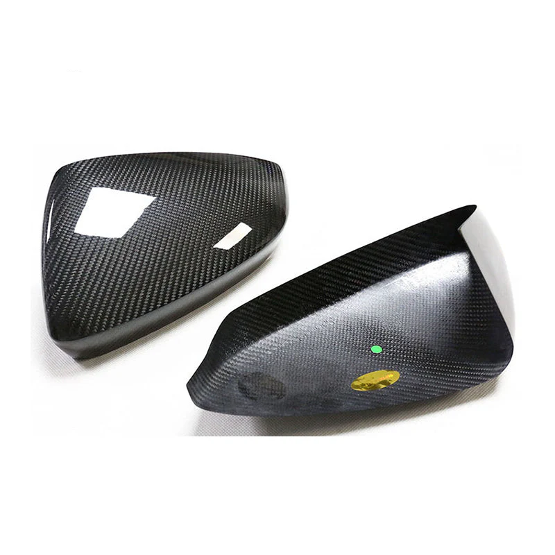 Gloss Carbon Fiber Mirror Caps for Audi Models - Image 11