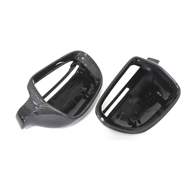Gloss Carbon Fiber Mirror Caps for Audi Models - Image 13
