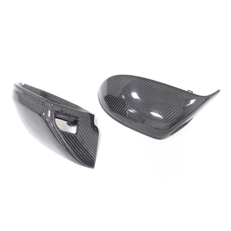 Gloss Carbon Fiber Mirror Caps for Audi Models - Image 28