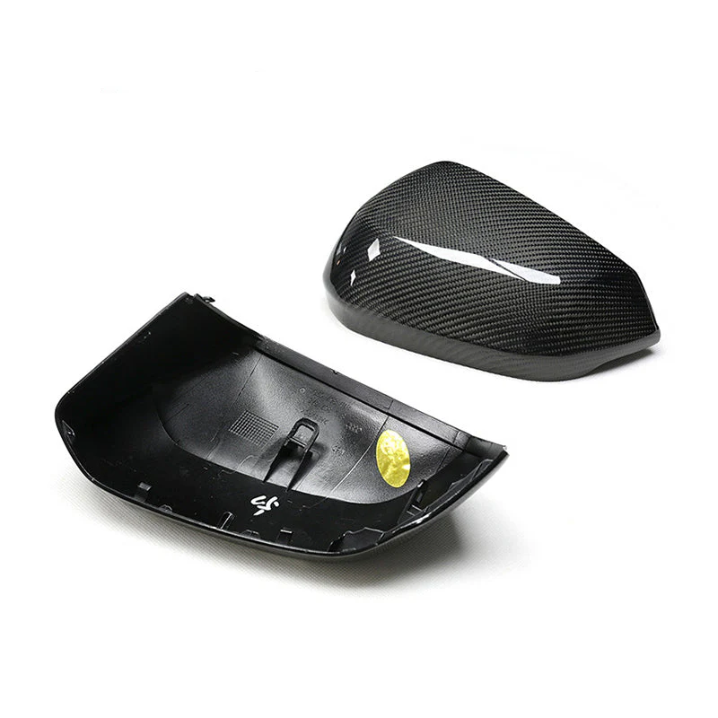 Gloss Carbon Fiber Mirror Caps for Audi Models - Image 46