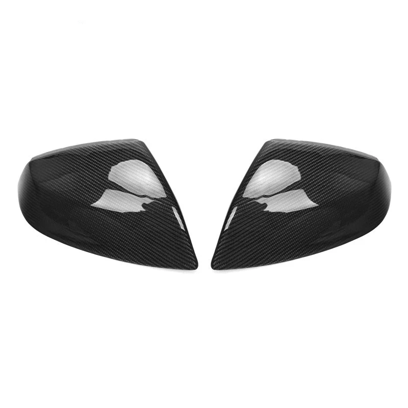 Gloss Carbon Fiber Mirror Caps for Audi Models - Image 54
