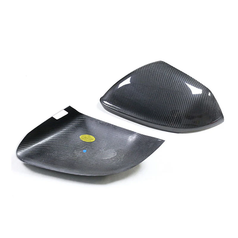 Gloss Carbon Fiber Mirror Caps for Audi Models - Image 57