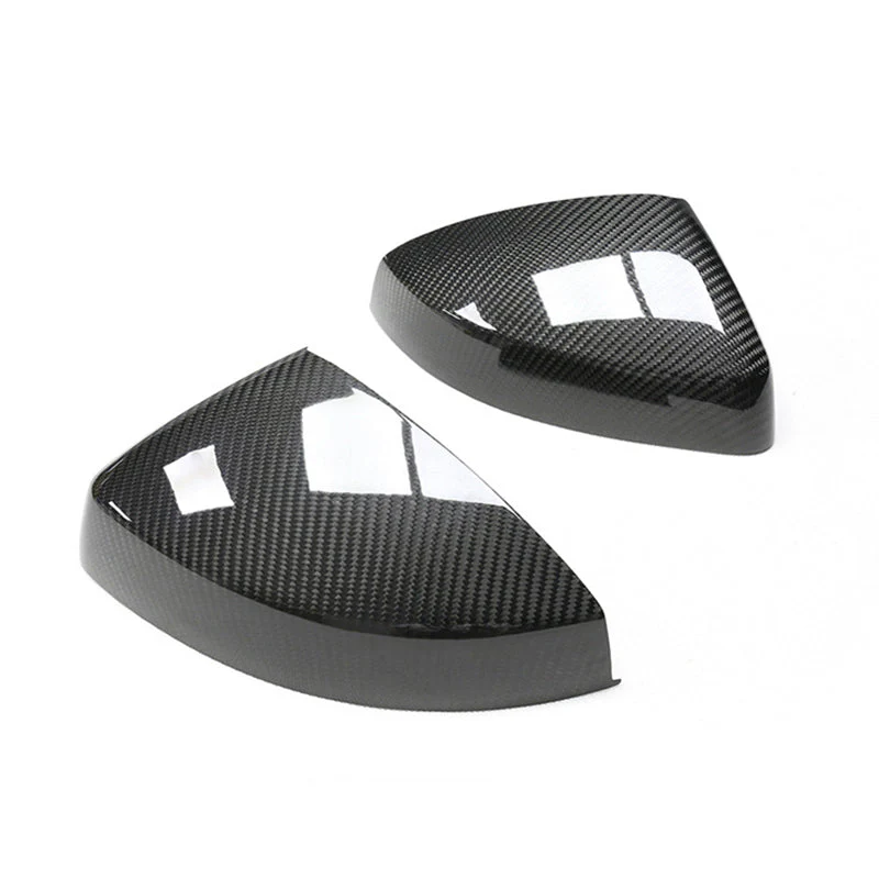 Gloss Carbon Fiber Mirror Caps for Audi Models - Image 7
