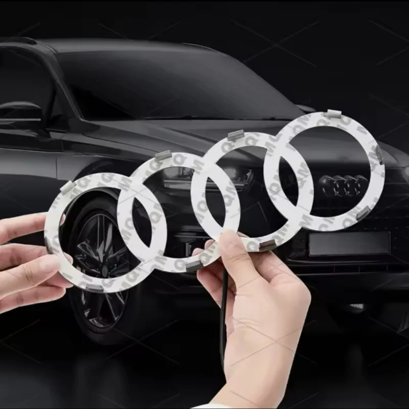Illuminated Front Grille Ring Emblem for Audi Models - Image 7