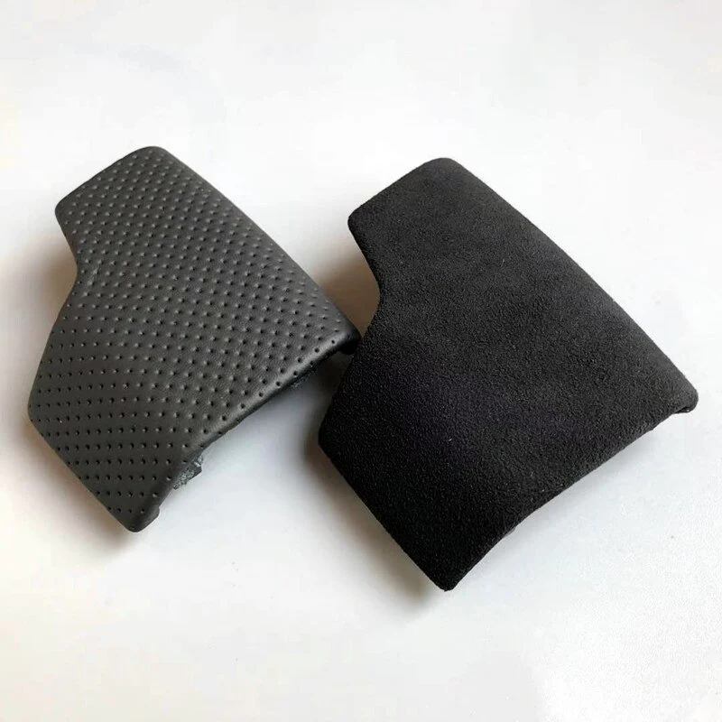 Alcantara, Carbon Fiber, and Black perforated leather Gear Shift Knob cover For Audi C8/D5/4M Models - Image 5