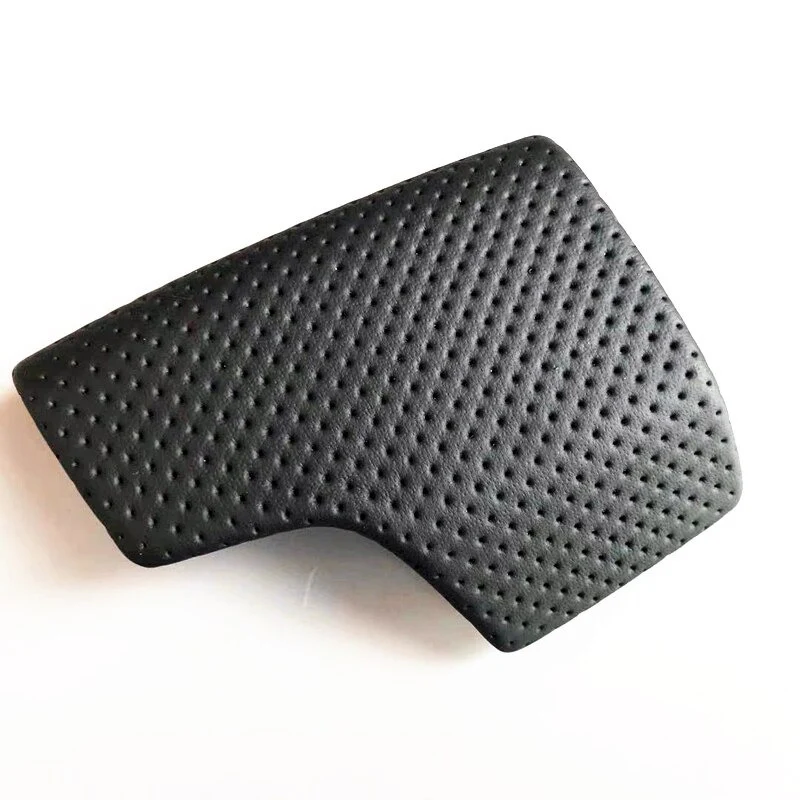 Alcantara, Carbon Fiber, and Black perforated leather Gear Shift Knob cover For Audi C8/D5/4M Models - Image 7