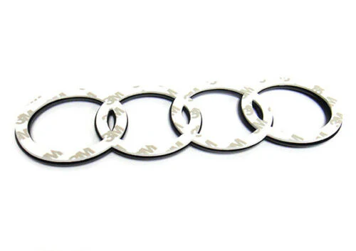 Premium Rear Rings Trunk Lid Emblems for Audi Models - Image 20
