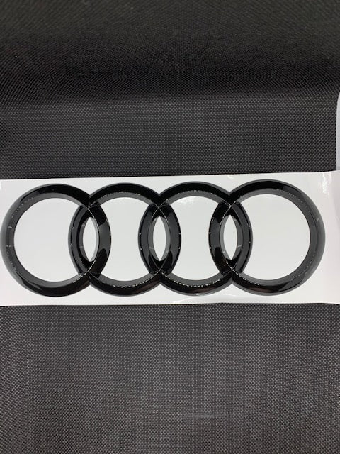 Premium Rear Rings Trunk Lid Emblems for Audi Models - Image 4
